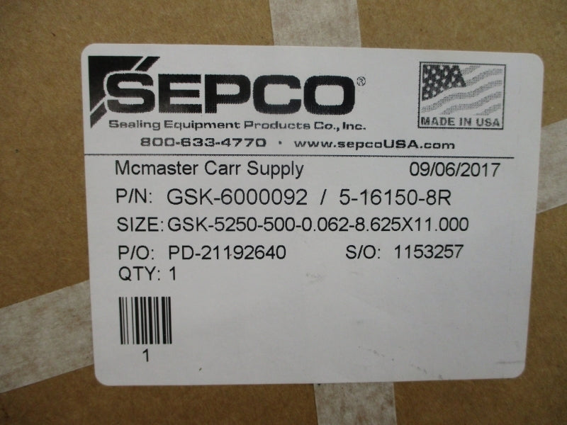 SEPCO GSK-6000092/5-16150-8R NSMP