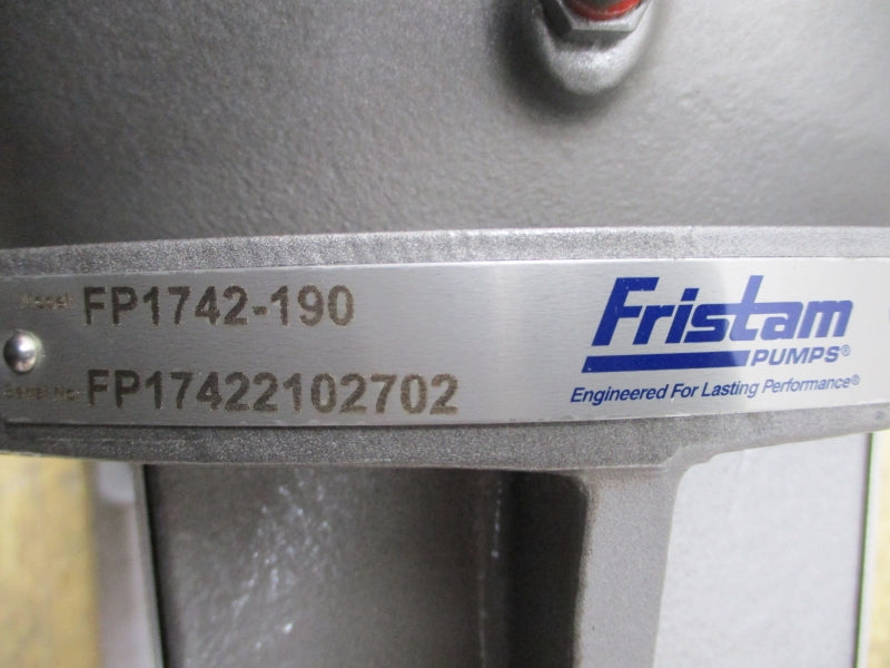 FRISTAM PUMPS FP1742-190 W/ BALDOR RELIANCE CEM4106T 208-230/460V 50-46/23A NSNP