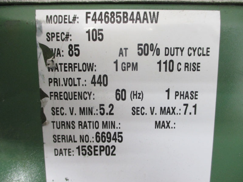 ROMAN F44685B4AAW 440V UNMP
