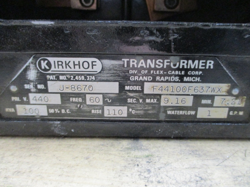 KIRKHOF F44100F637WX 440V NSNP