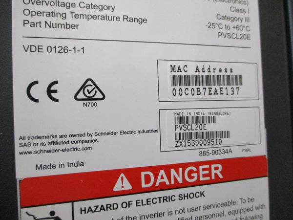 SCHNEIDER ELECTRIC PVSCL20E100 1000V 40A NSMP