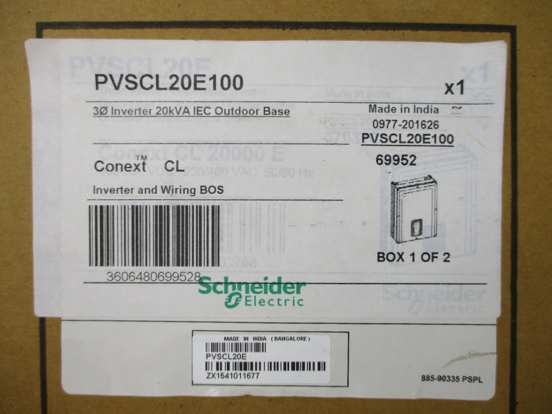 SCHNEIDER ELECTRIC PVSCL20E100 1000V 40A NSMP