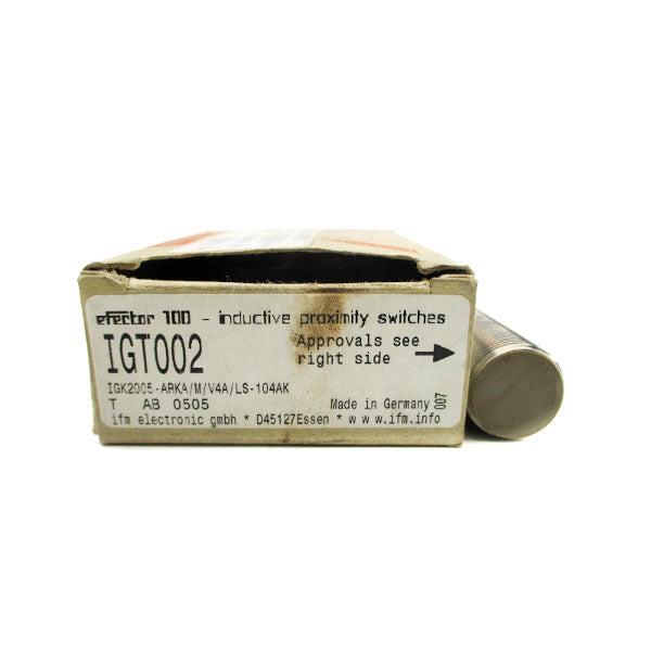 IFM EFECTOR IGT002 IGK2005-ARKA/M/V4A/LS-104AK NSMP