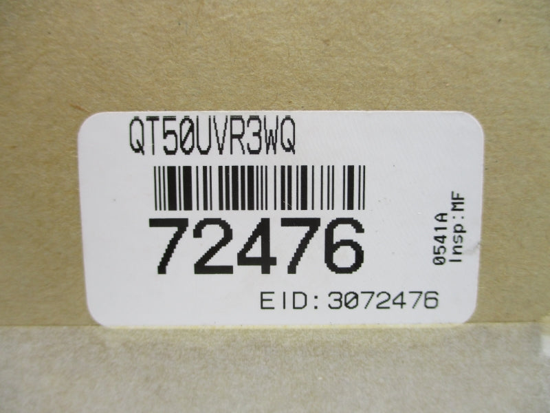 BANNER ENGINEERING QT50UVR3WQ 72476 85-264VAC 8A NSMP