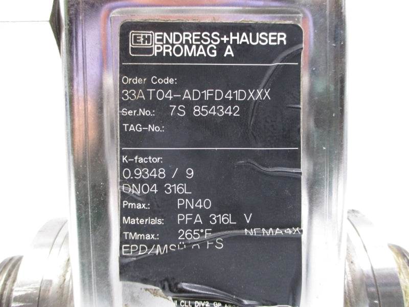 ENDRESS+HAUSER 33AT04-AD1FD41DXXX UNMP