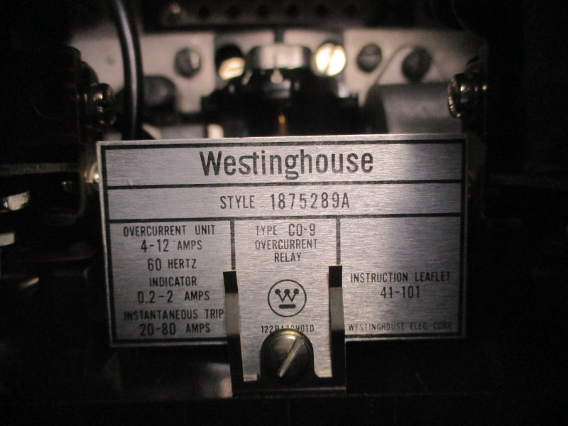WESTINGHOUSE 1875289A 20-80A UNMP