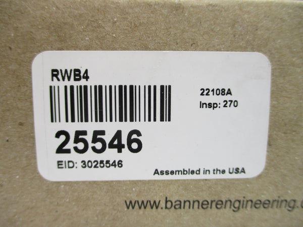 BANNER ENGINEERING RWB4 25546 NSMP