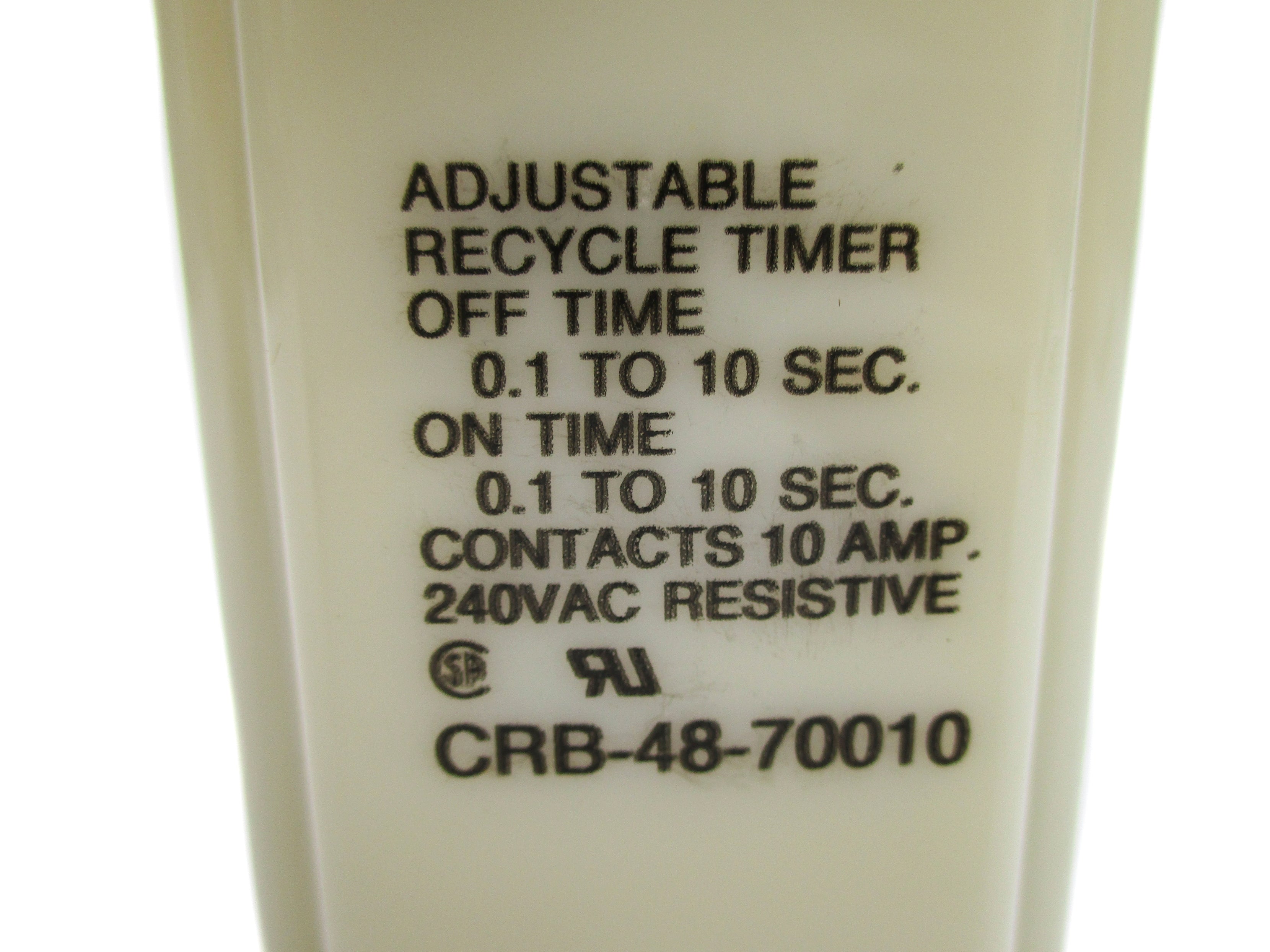 POTTER & BRUMFIELD CRB-48-70010 240VAC 10A 0.1-10S NSNP