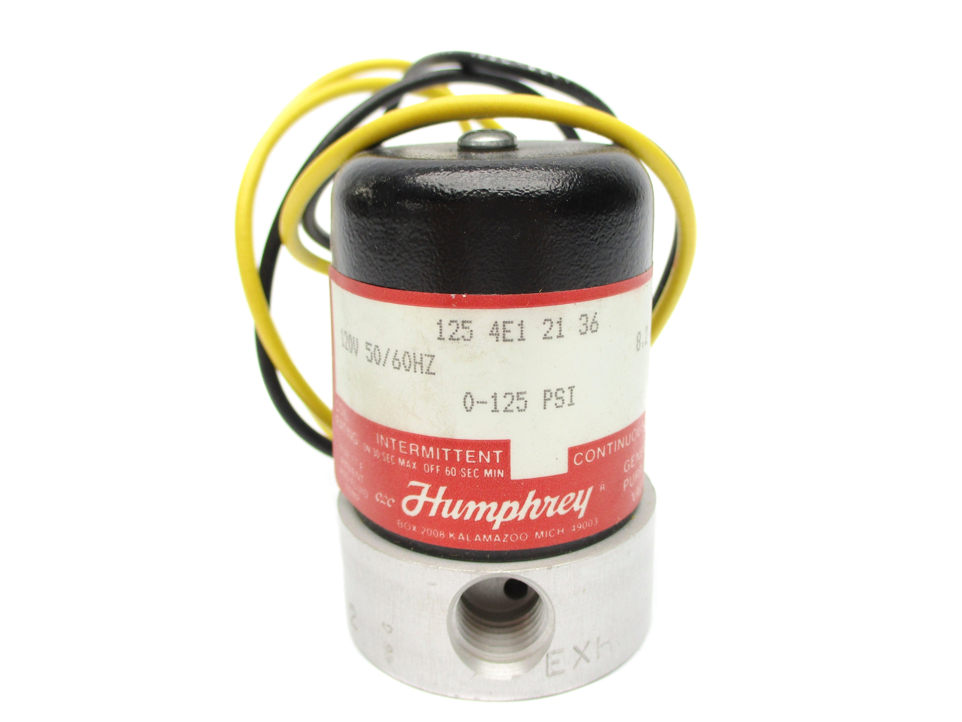 HUMPHREY 1254E12136 0-125PSI 120V NSNP