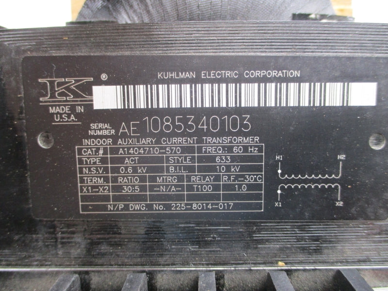 KUHLMAN ELECTRIC A1404710-570 NSNP