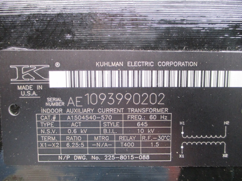 KUHLMAN ELECTRIC A1504540-570 NSNP