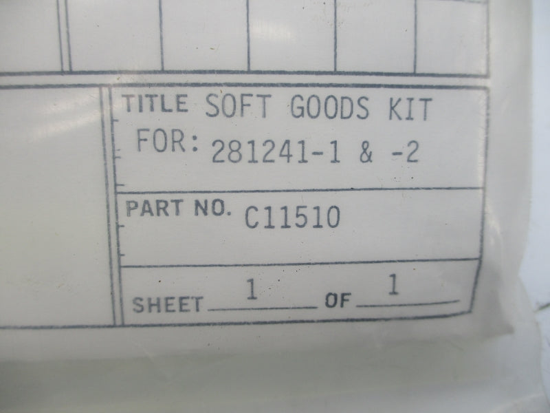 SPARE PART KIT MV524B NSMP