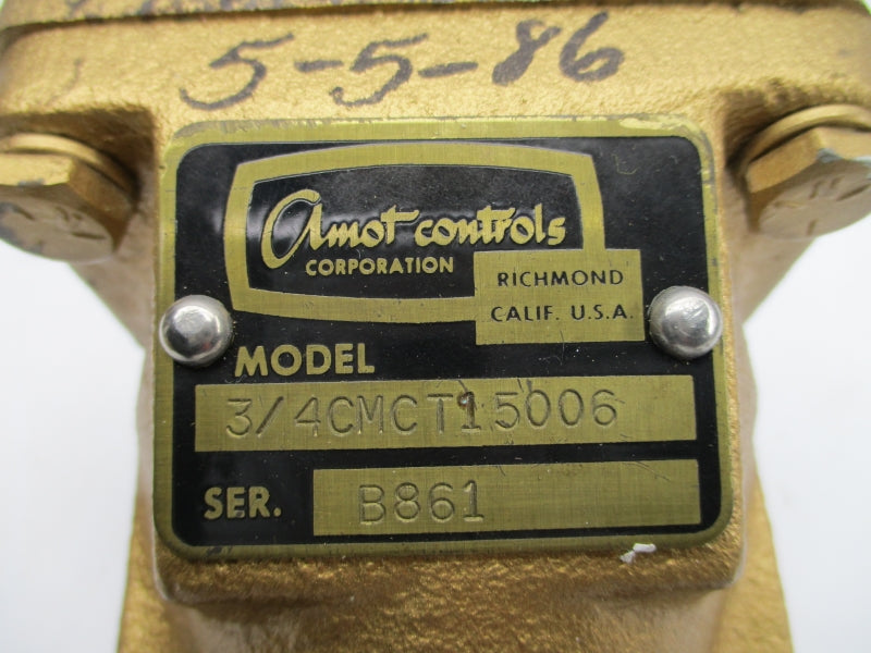 AMOT CONTROLS 3/4CMCT15006 NSNP