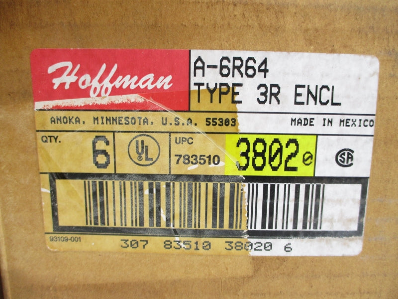 HOFFMAN A-6R64 (PKG OF 6) NSMP