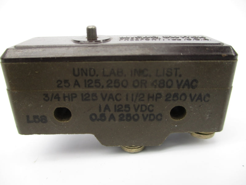 MICRO SWITCH BA-3ST 480VAC 25A NSNP