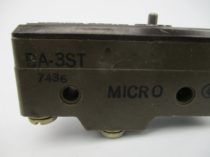MICRO SWITCH BA-3ST 480VAC 25A NSNP