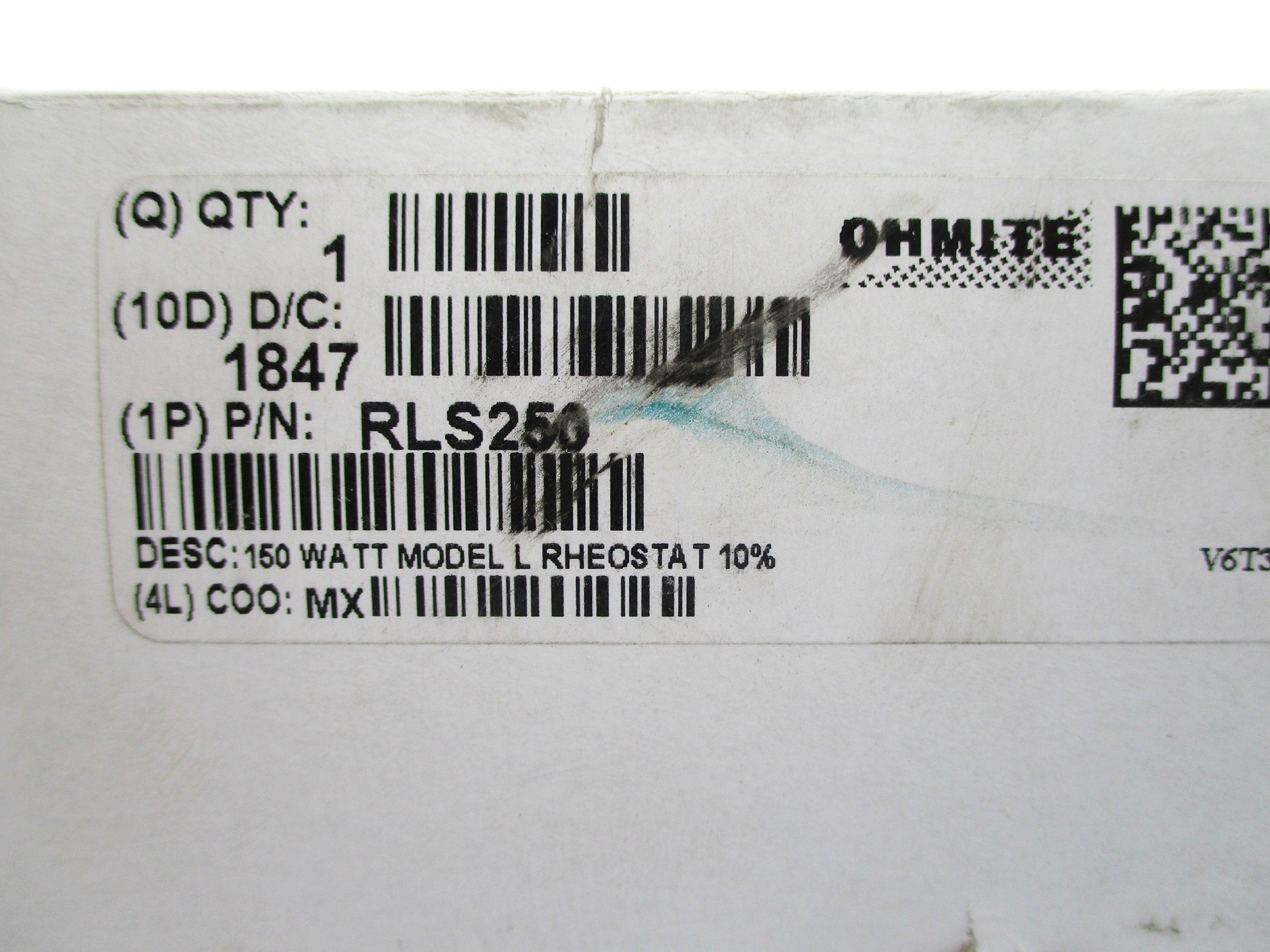 OHMITE RLS250 NSMP