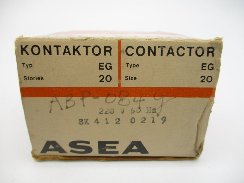 ASEA EG20 SK4120219 190/220V 30A NSMP