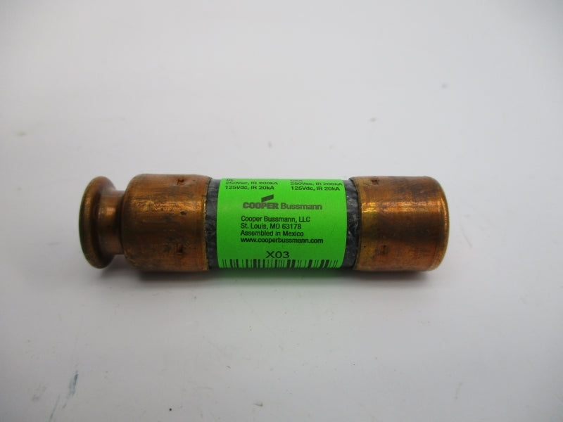 BUSSMANN FRN-R-1/2 250VAC 1/2A (GREEN) (PKG OF 10) NSMP
