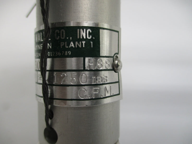 KUNKLE VALVE 230 1250PSI 1/4" NSNP