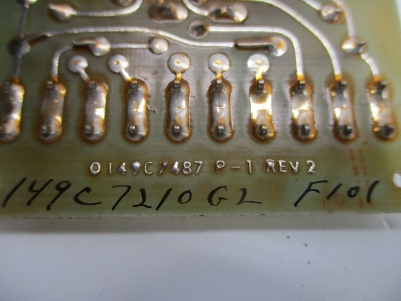 GENERAL ELECTRIC 0149C7487P-1 REV. 2 UNMP