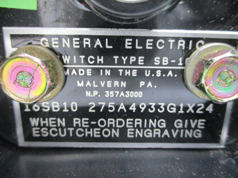 GENERAL ELECTRIC 16SB10275A4933G1X24 NSMP