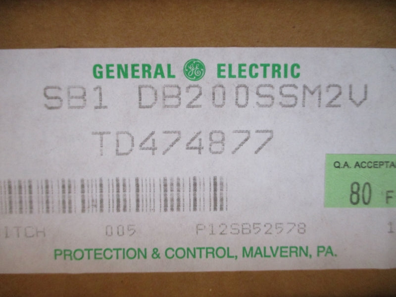 GENERAL ELECTRIC 16SB1DB200SSM2V NSMP