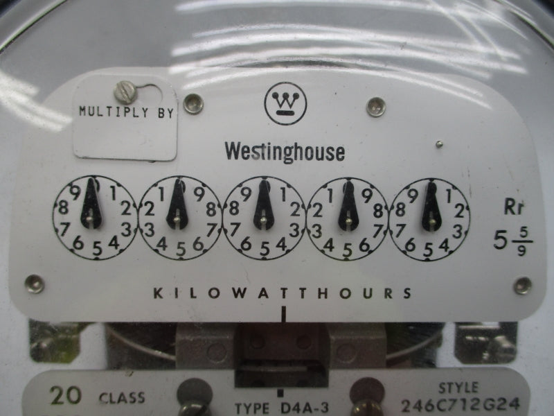 WESTINGHOUSE 246C712G24 D4A-3 120V 9A NSNP