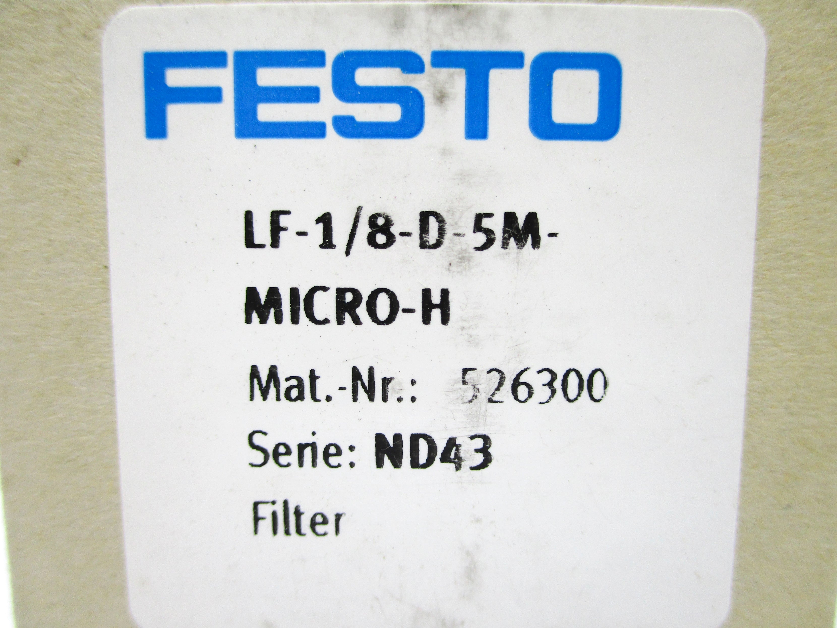FESTO LF-1/8-D-5M-MICRO-H NSMP