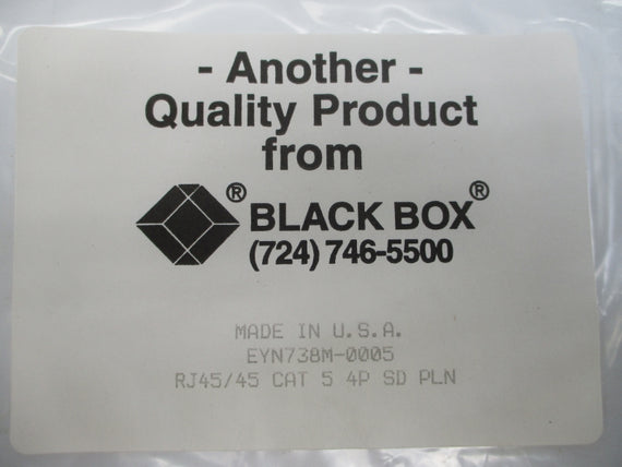BLACK BOX EYN738M-0005 RJ45/45 NSMP