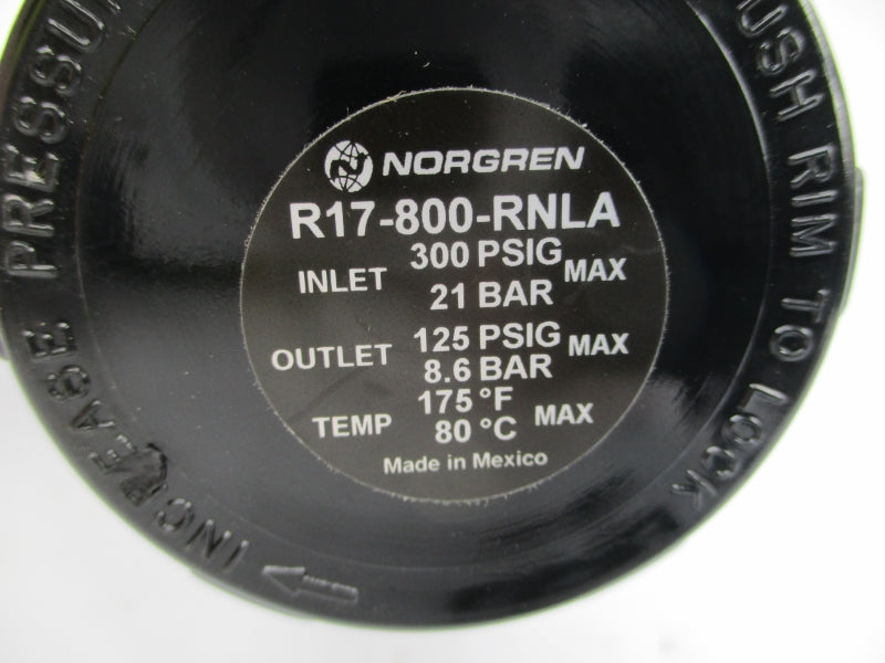 NORGREN R17-800-RNLA 300PSI NSNP