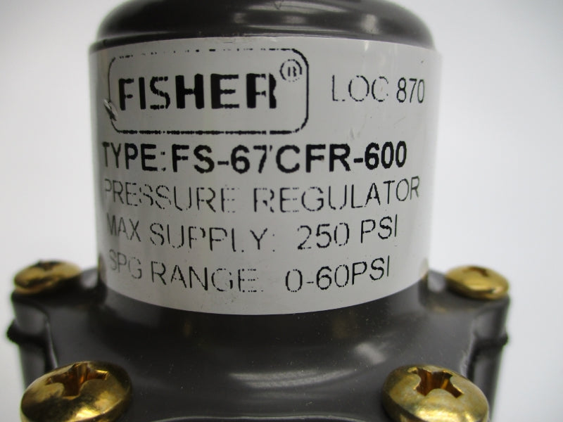 FISHER FS-67CFR-600 250PSI NSNP