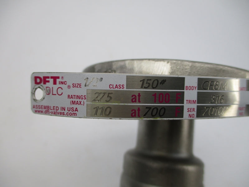 DFT 9400 CF8M 316 1/2" NSNP