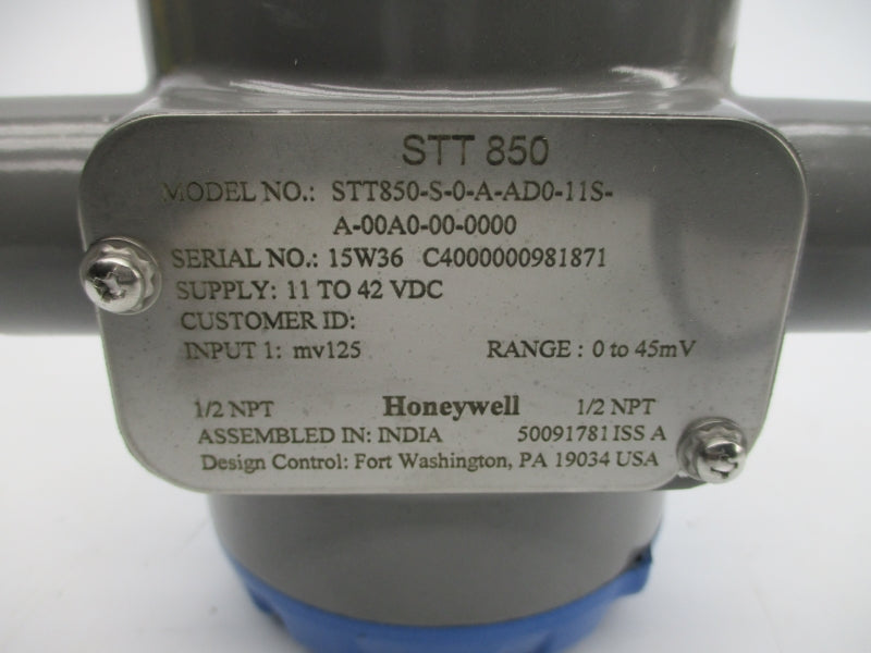 HONEYWELL STT850-S-0-A-AD0-11S-A-00A0-00-0000 11-42VDC NSNP