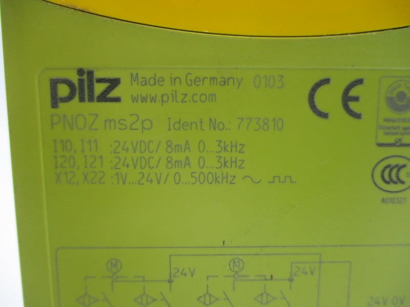 PILZ PNOZMS2P 773810 24VDC NSNP