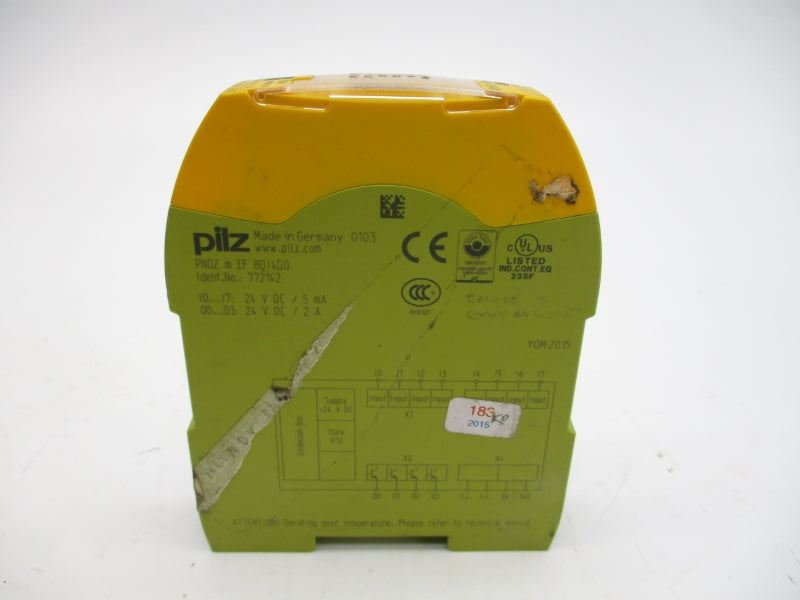 PILZ PNOZMEF8DI4DO 772142 24VDC 2A NSNP