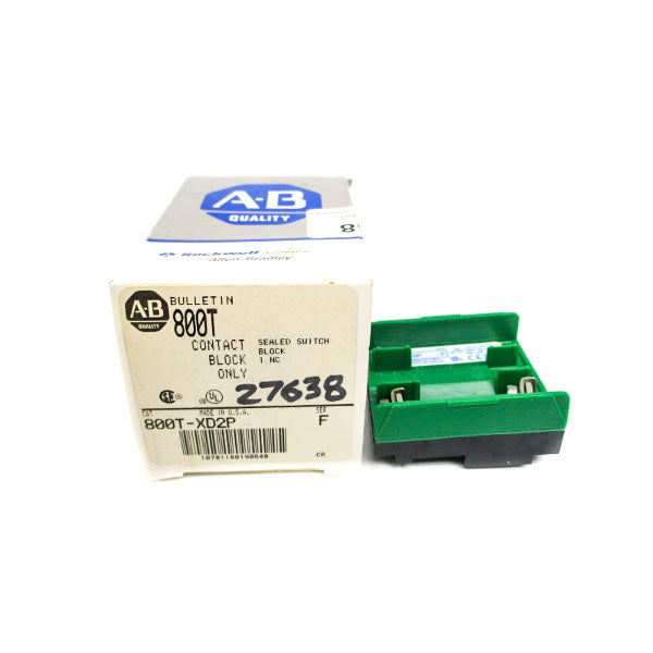 ALLEN BRADLEY 800T-XD2P SER. F 600VAC (GY/BL) NSMP