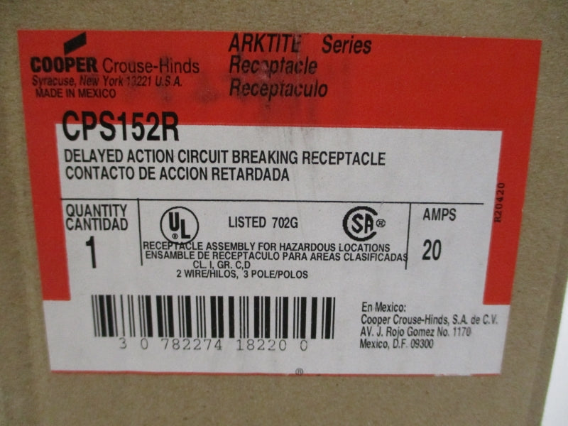 COOPER CPS152R 18VDC 20A NSMP