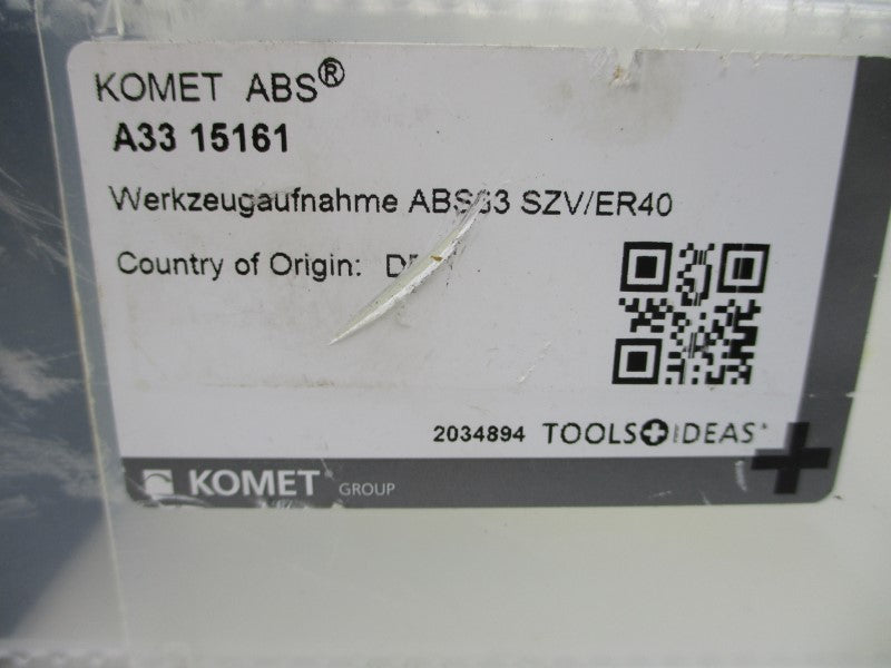 KOMET A3315161 ABS63SZV/ER40 NSMP