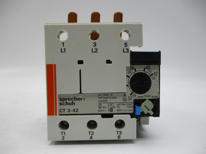 SPRECHER+SCHUH CT3-42 22.702.101-32 600VAC 32-42A NSMP