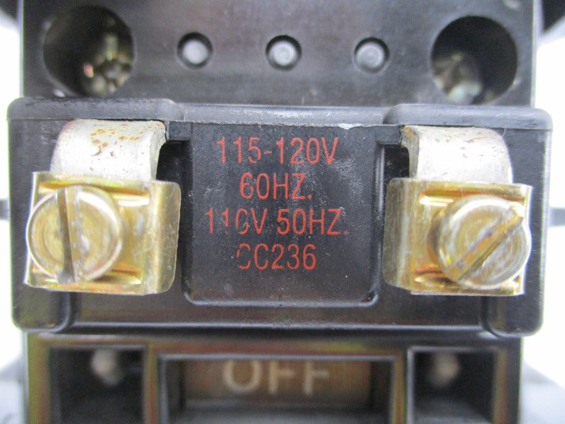 ALLEN BRADLEY 500F-COD930 SER. B 110/115-120V 45A UNMP