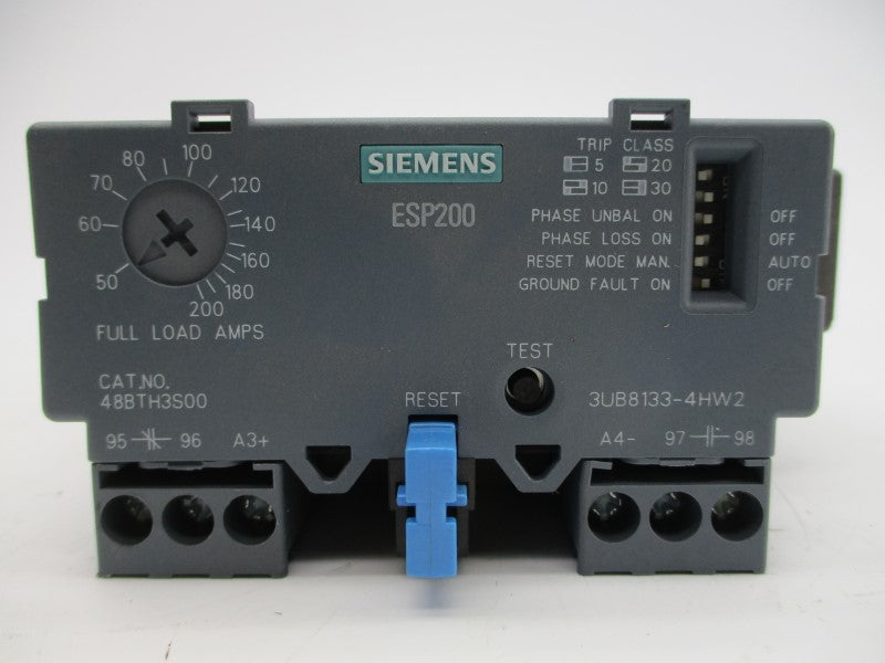 SIEMENS 48BTH3S00 3UB8133-4HW2 600VAC 50-200A NSNP