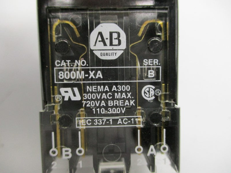 ALLEN BRADLEY 800MS-16HX2B SER. D 110/120V NSNP