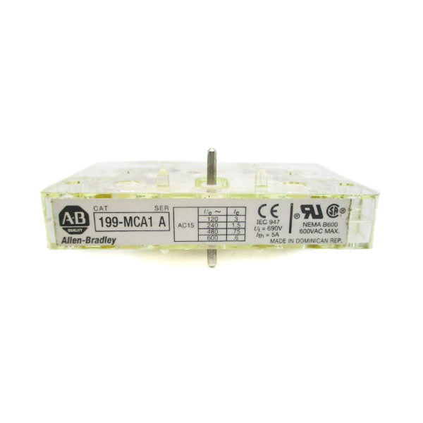 ALLEN BRADLEY 199-MCA1 SER. A 600VAC .6A NSNP