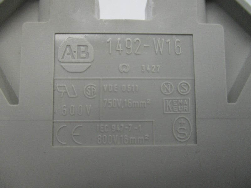 ALLEN BRADLEY 1492-W16 600V NSNP