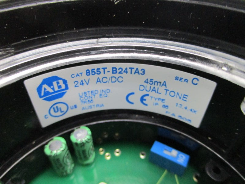 ALLEN BRADLEY 855T-B24TA3 SER. C 24VAC/DC (WH) NSMP
