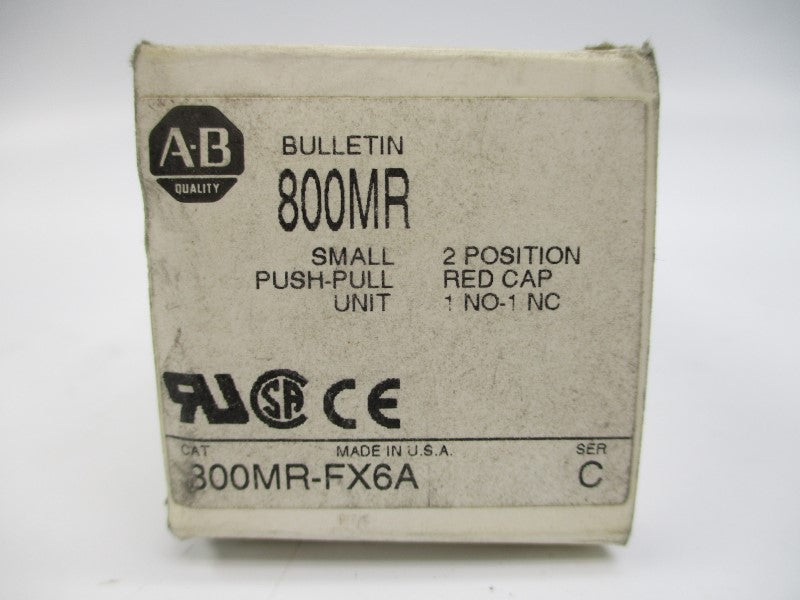 ALLEN BRADLEY 800MR-FX6A SER. C (WH) NSMP