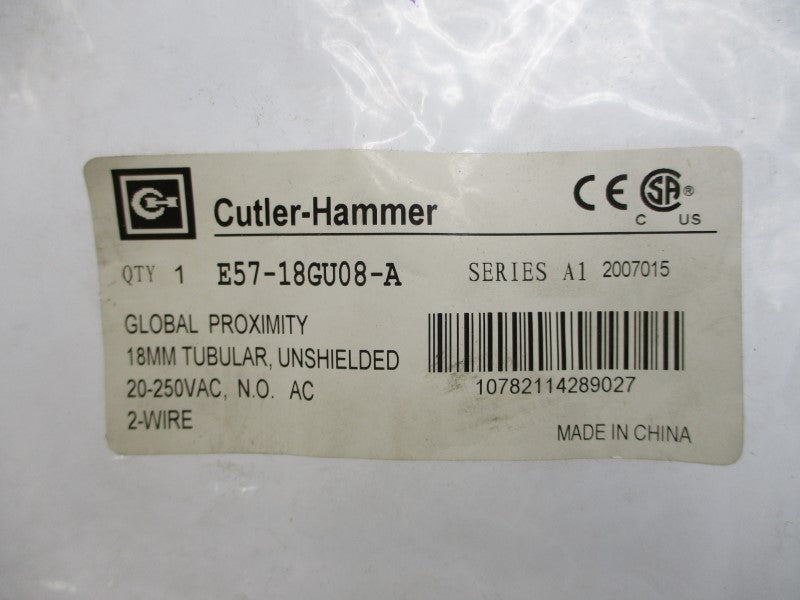 CUTLER HAMMER E57-18GU08-A SER. A1 20-250VAC NSMP