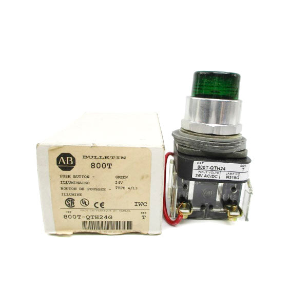 ALLEN BRADLEY 800T-QTH24G SER. T 24VAC/DC (WH) NSMP