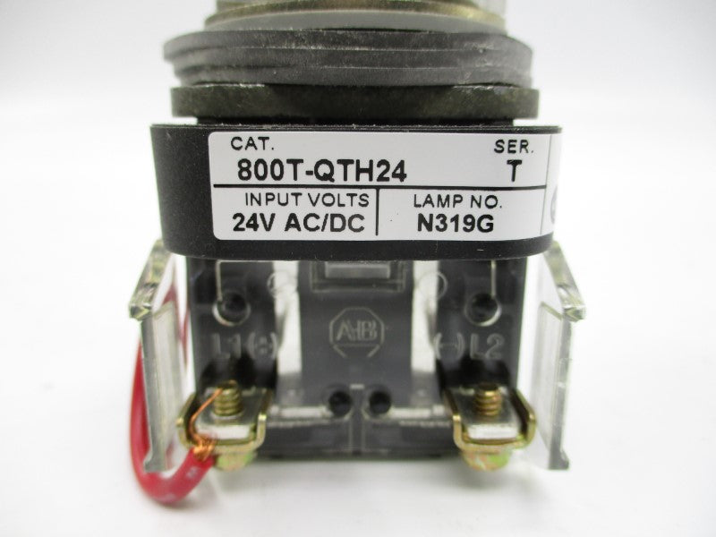 ALLEN BRADLEY 800T-QTH24G SER. T 24VAC/DC (WH) NSMP